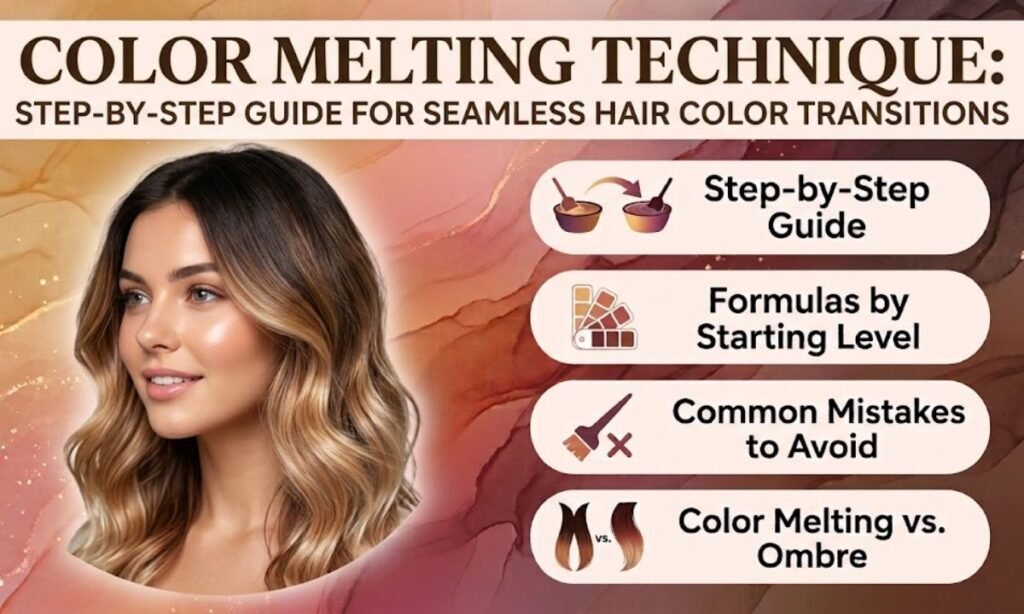 Color Melting Technique Step-by-Step Guide for Seamless Hair Color Transitions
