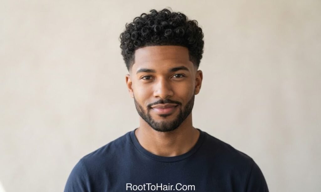 Curly Mid Taper