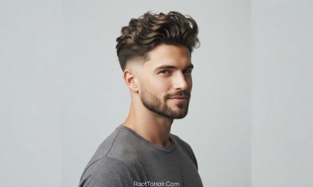 High Taper Wavy Blowout.