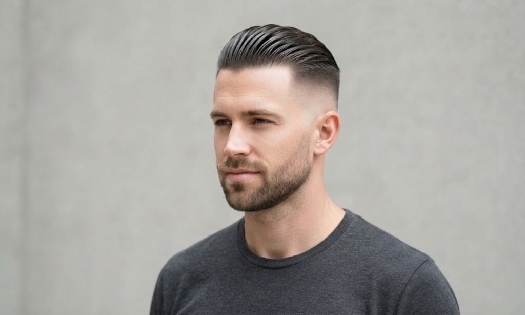 High and Tight with Slick Back