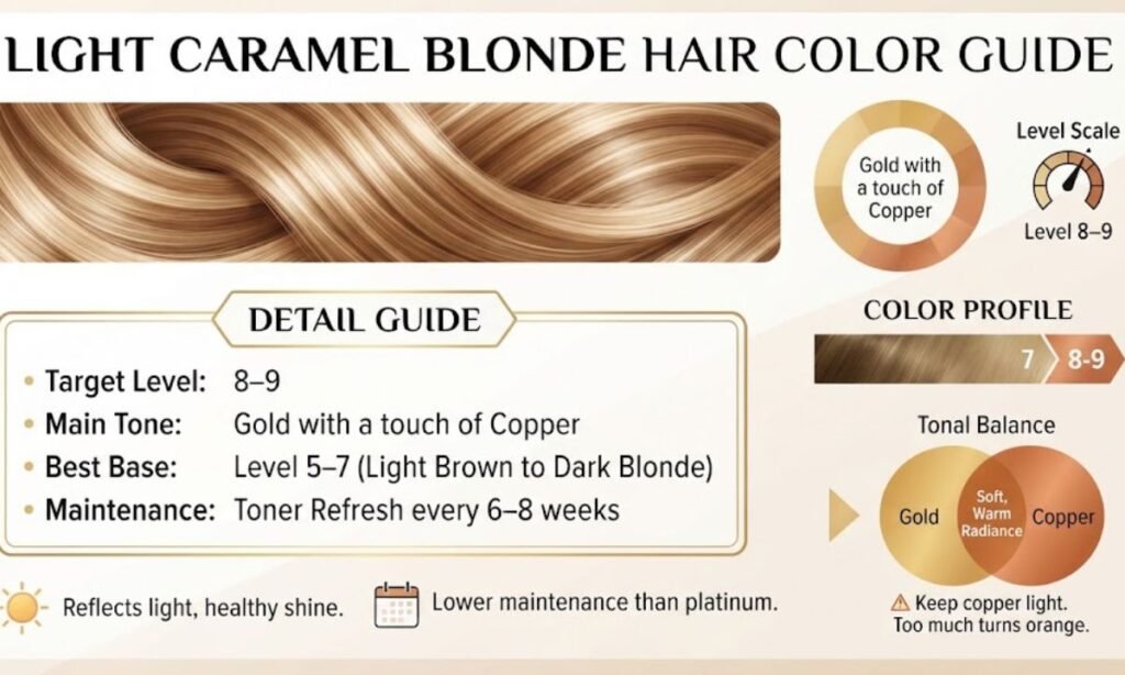 Light Caramel Blonde Hair
