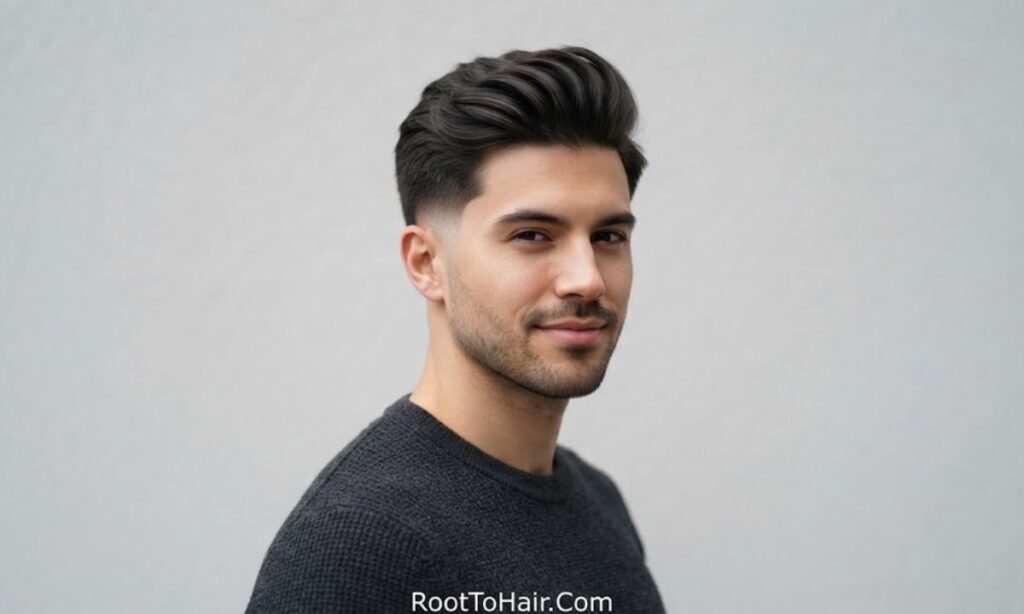 Low Taper Brushed-Back Blowout.