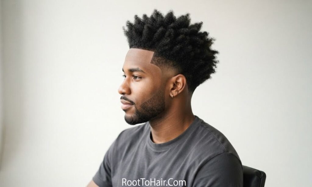 Low Taper Fade Afro