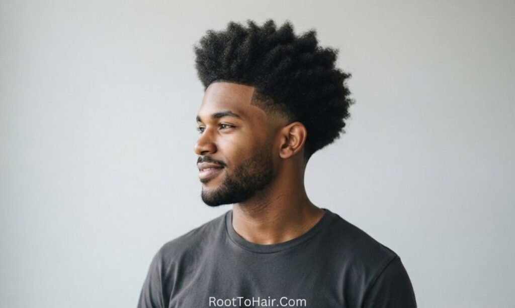 Low Taper Fade Afro (Medium to Full)