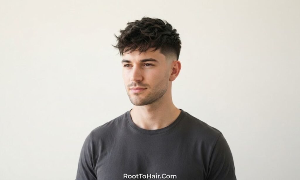 Low Taper Fade Textured Crop