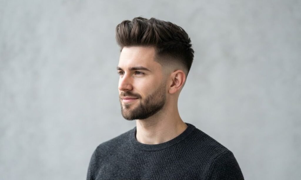 Low Taper with Brushed-Up Top
