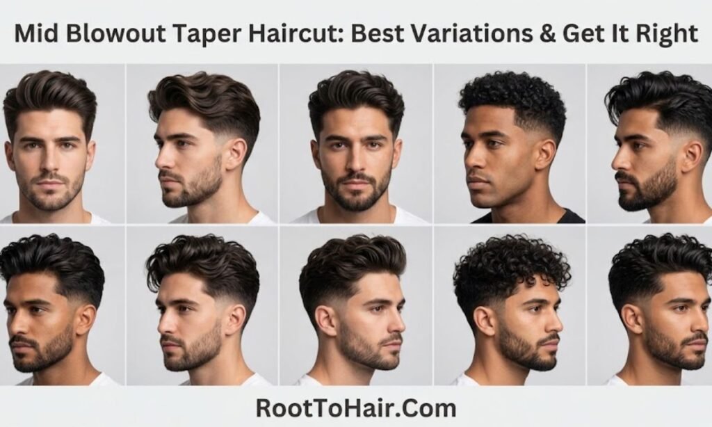 Mid Blowout Taper Haircut Best Variations & Get It Right