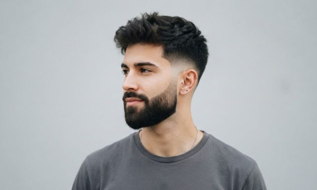 Mid Fade with Beard