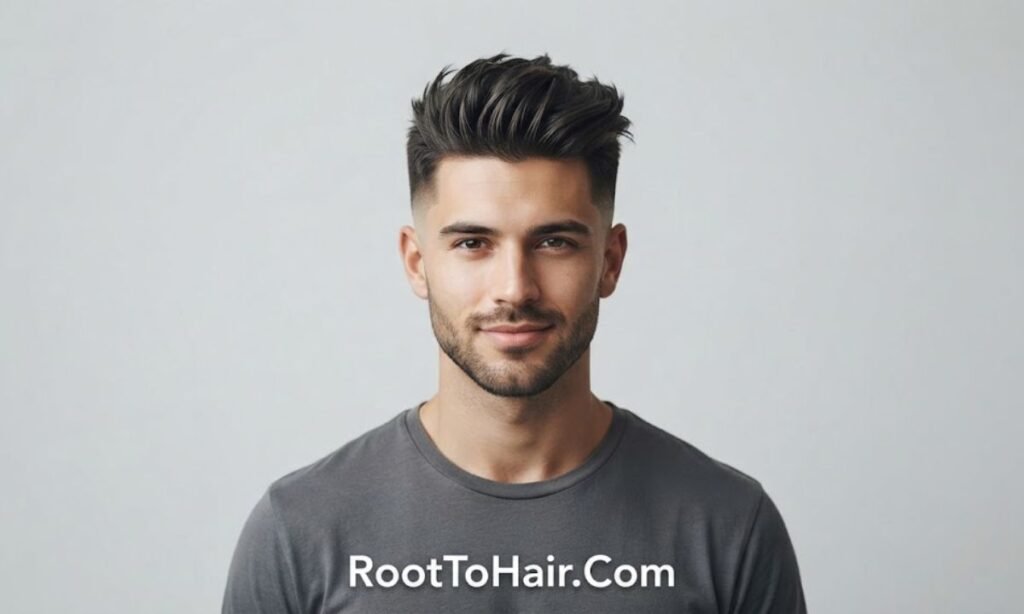Mid Taper Fade Blowout