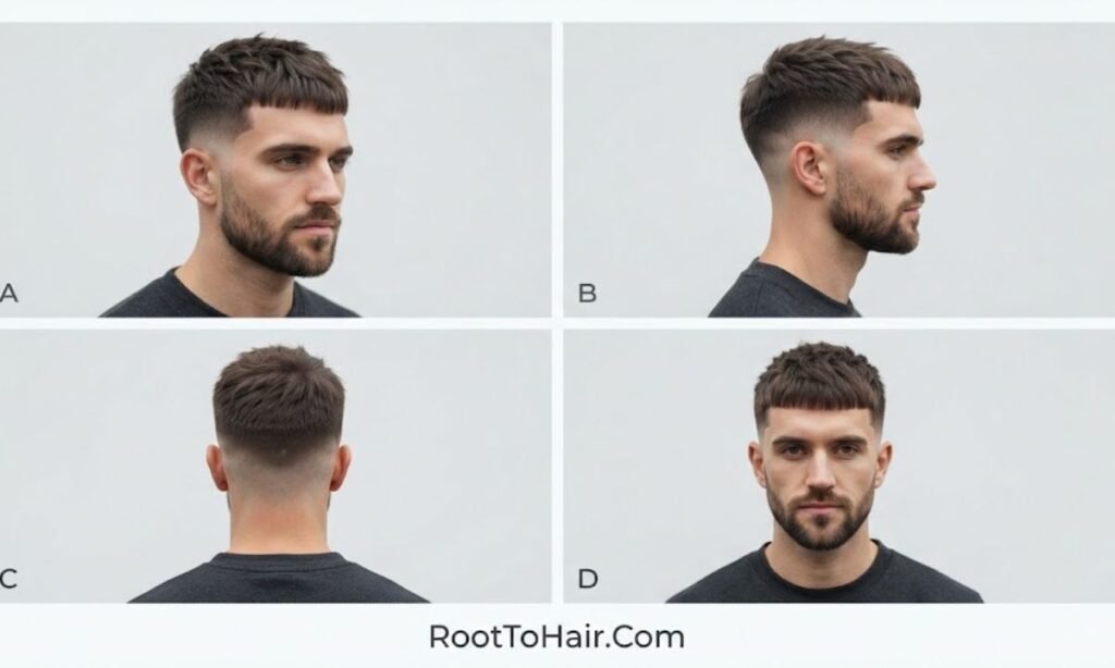 Mid Taper Fade French Crop