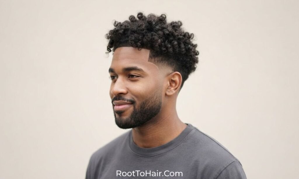 Mid Taper Fade Perm