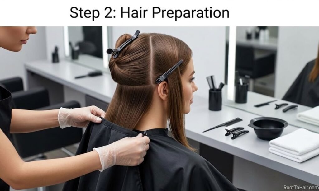 Step 2 Hair Preparation