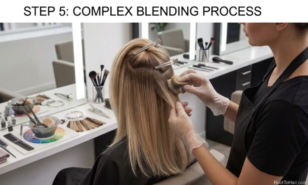Step 5 First Transition Blending